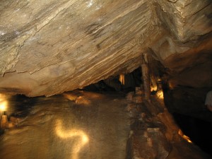 Civil War soldiers (and people since, before the park took over) left their mark in Gap Cave with carbide lamps and other implements.